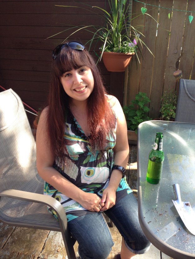 Rena in the garden 2013